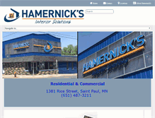 Tablet Screenshot of hamernicks.com